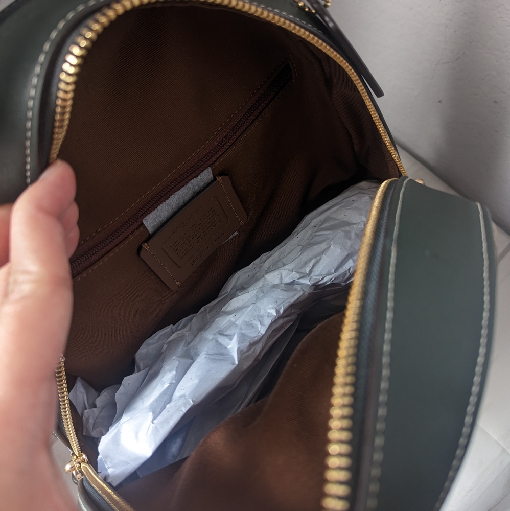 Coach Jordyn Backpack In Signature Canvas With Varsity Motif. - Picture 2 of 5